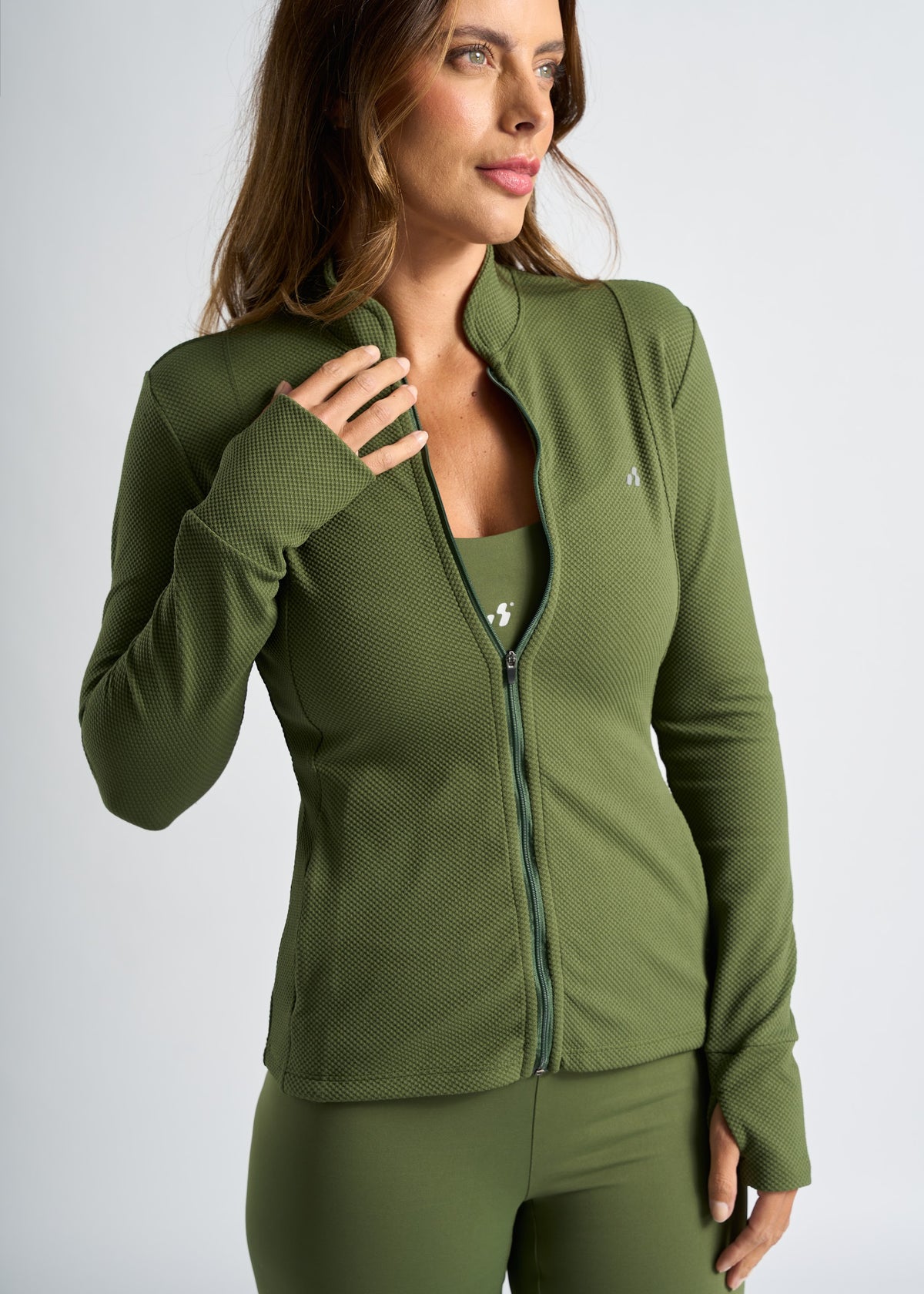 Jaqueta Forma Feminina – verde militar