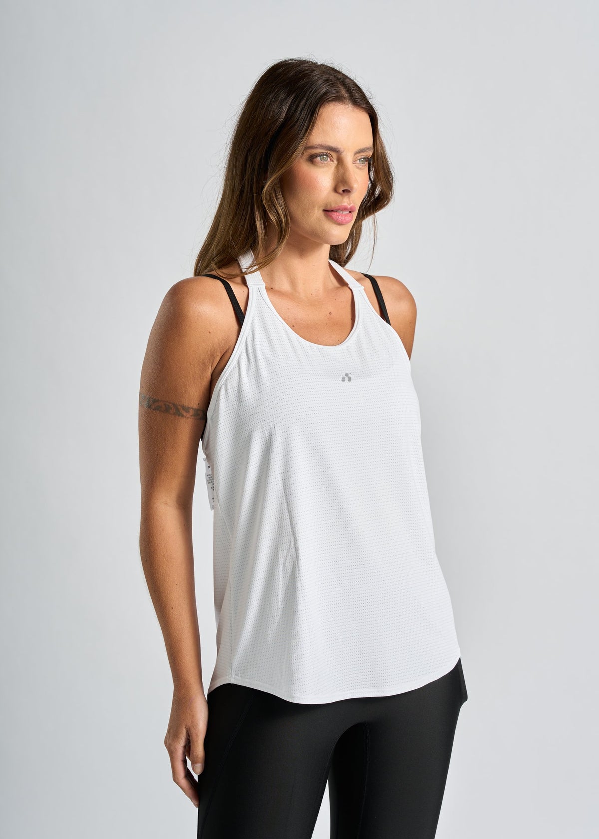 Regata Alça Larga Feminina – branco