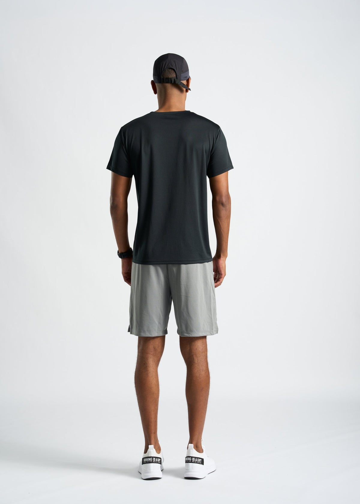 Camiseta Raglan Masculina – preto