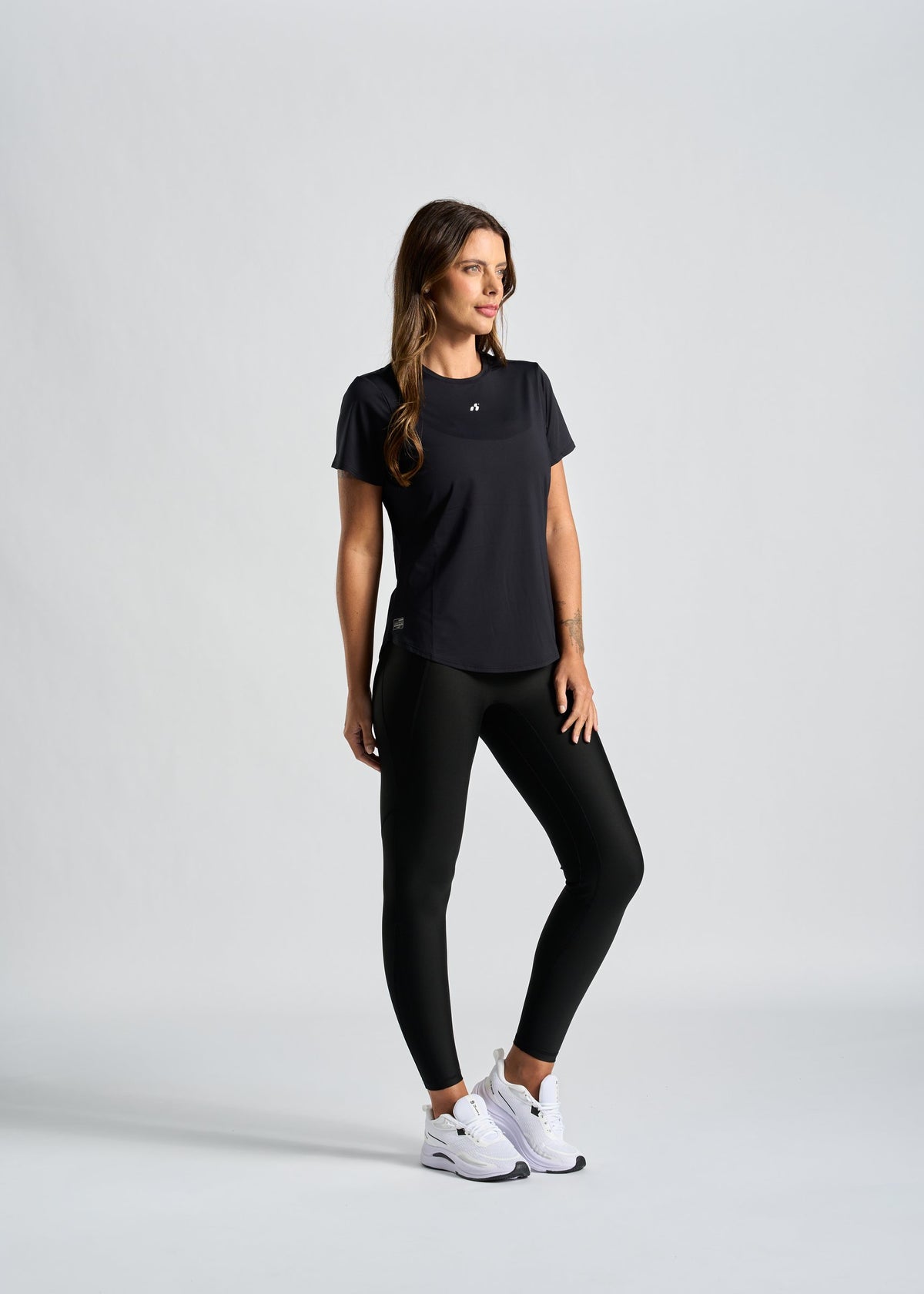 Camiseta Proteção UV Feminina – preto