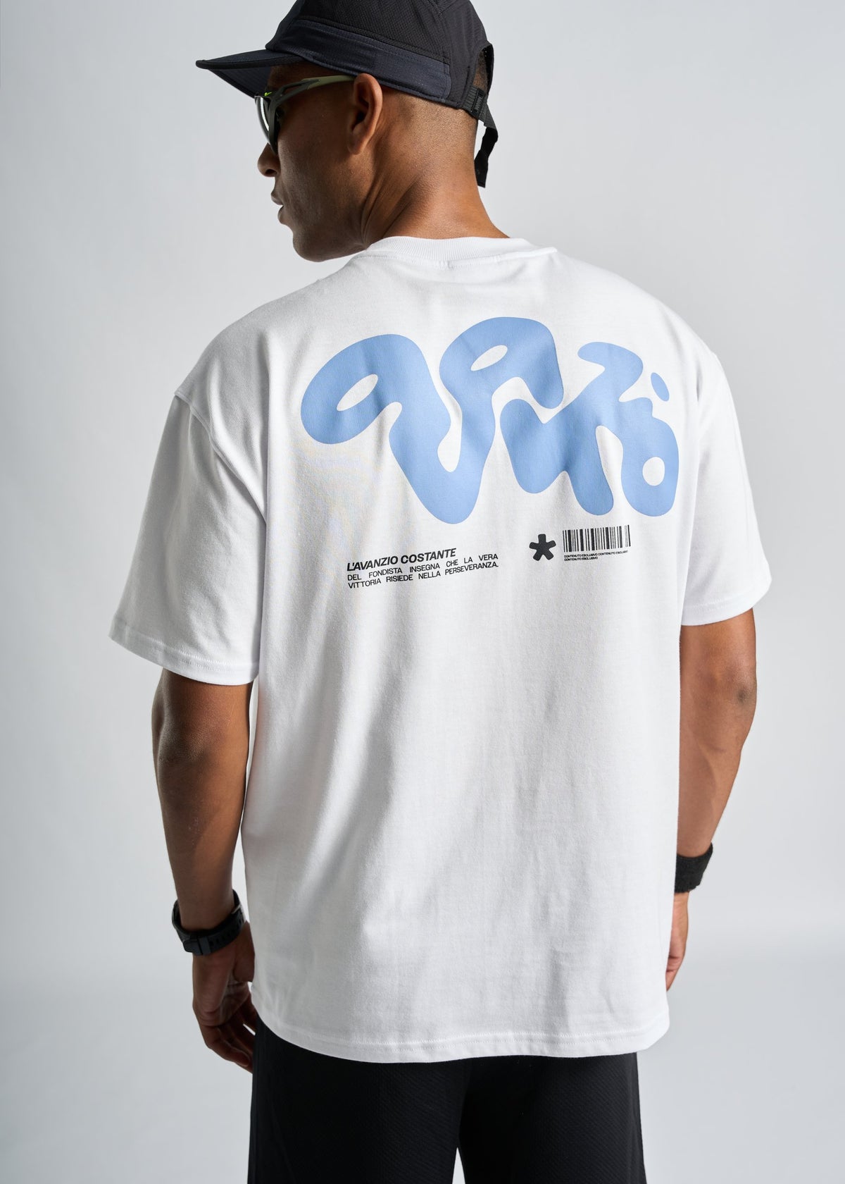 Camiseta Oversized Street Masculina – branco