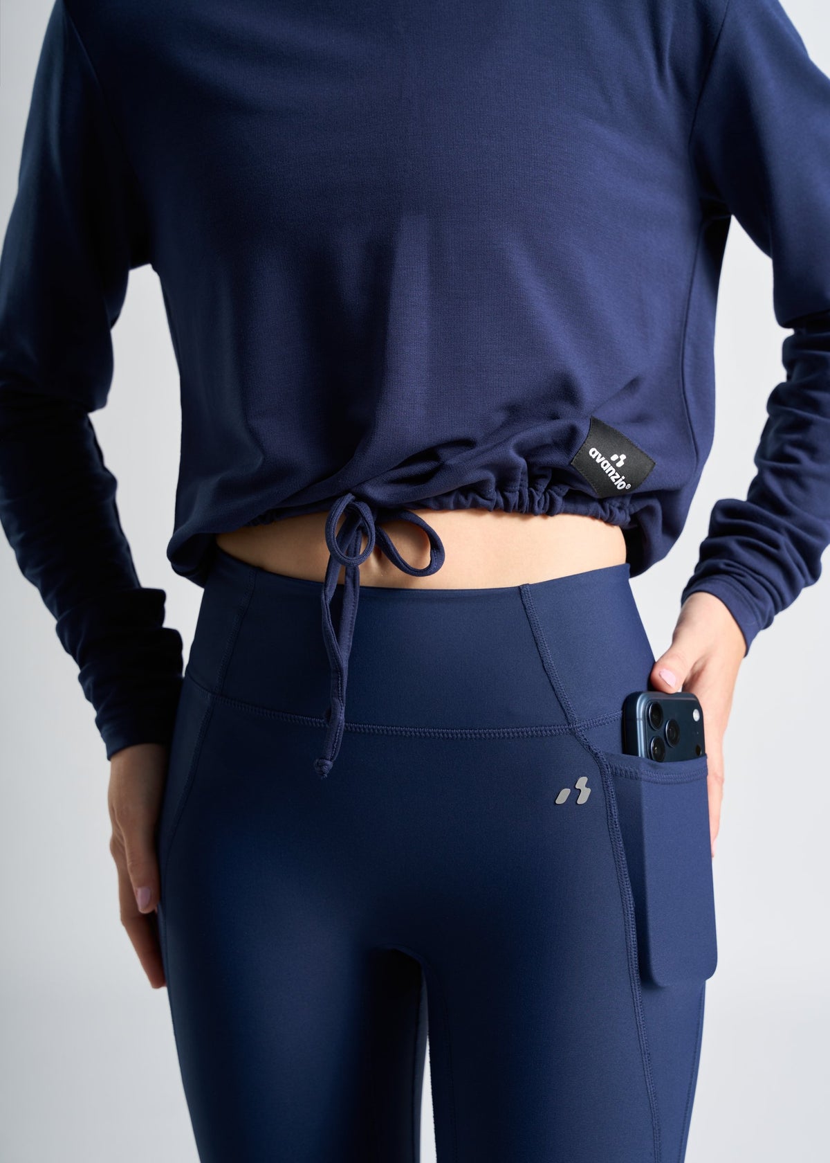 Moletinho Capuz Brezza Feminino – marinho