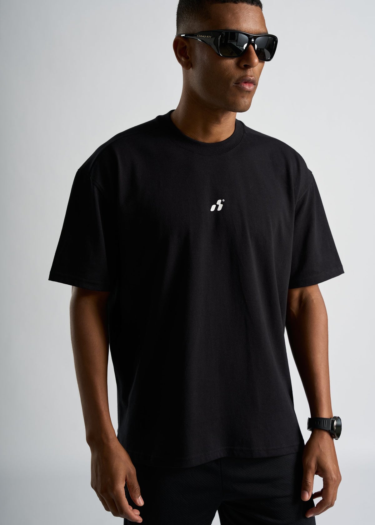 Camiseta Oversized Masculina – preto