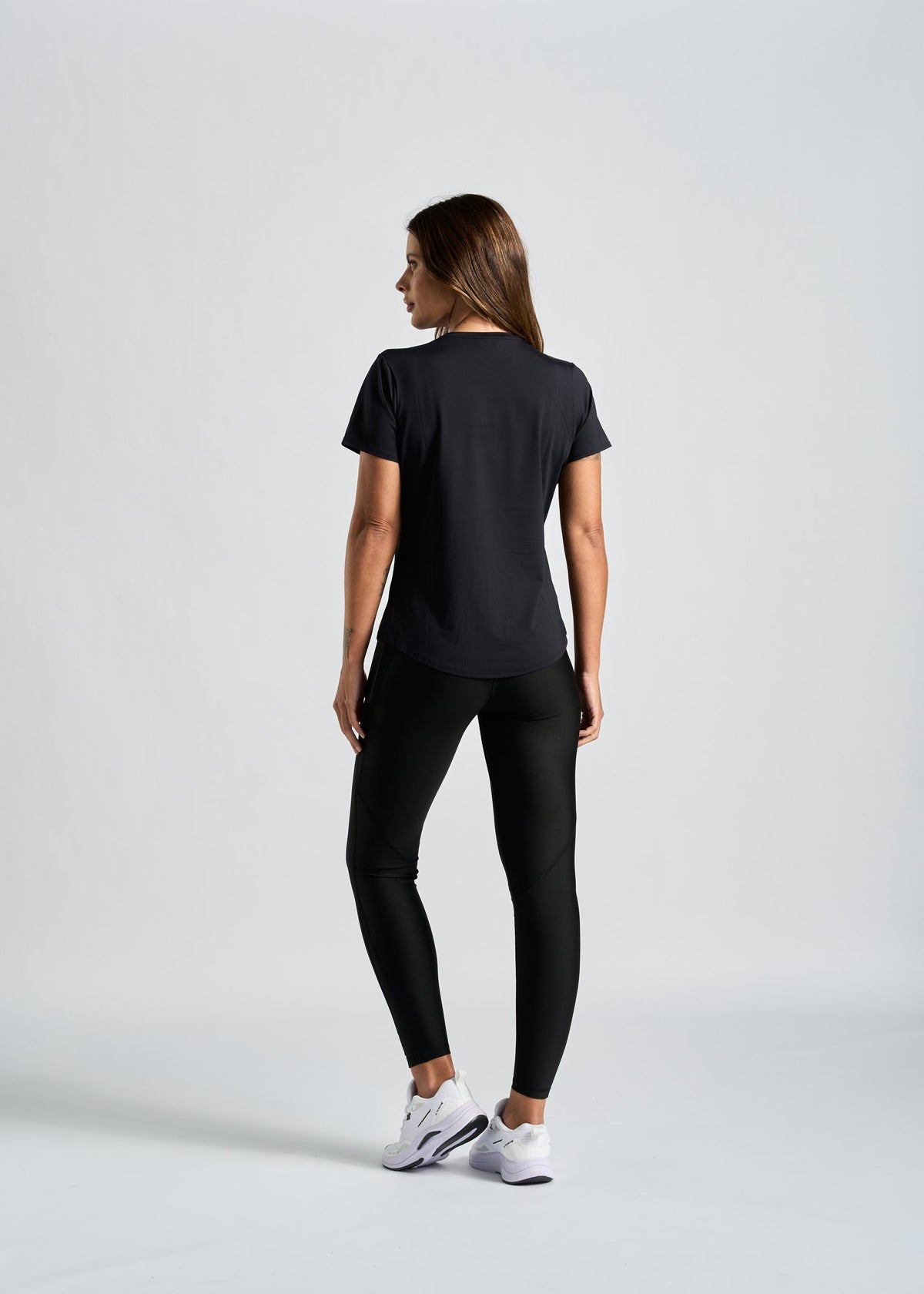 Camiseta Proteção UV Feminina – preto