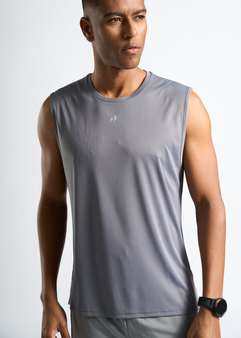 Regata Básica Masculina – cinza