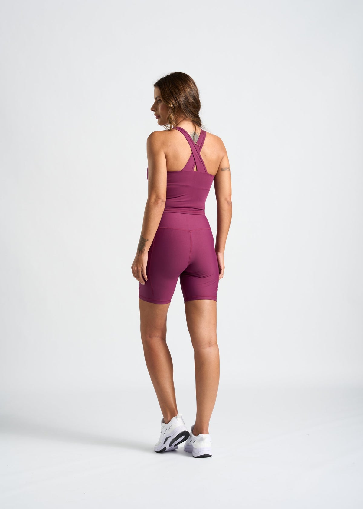 Regata Cropped Vela Feminina – bordô