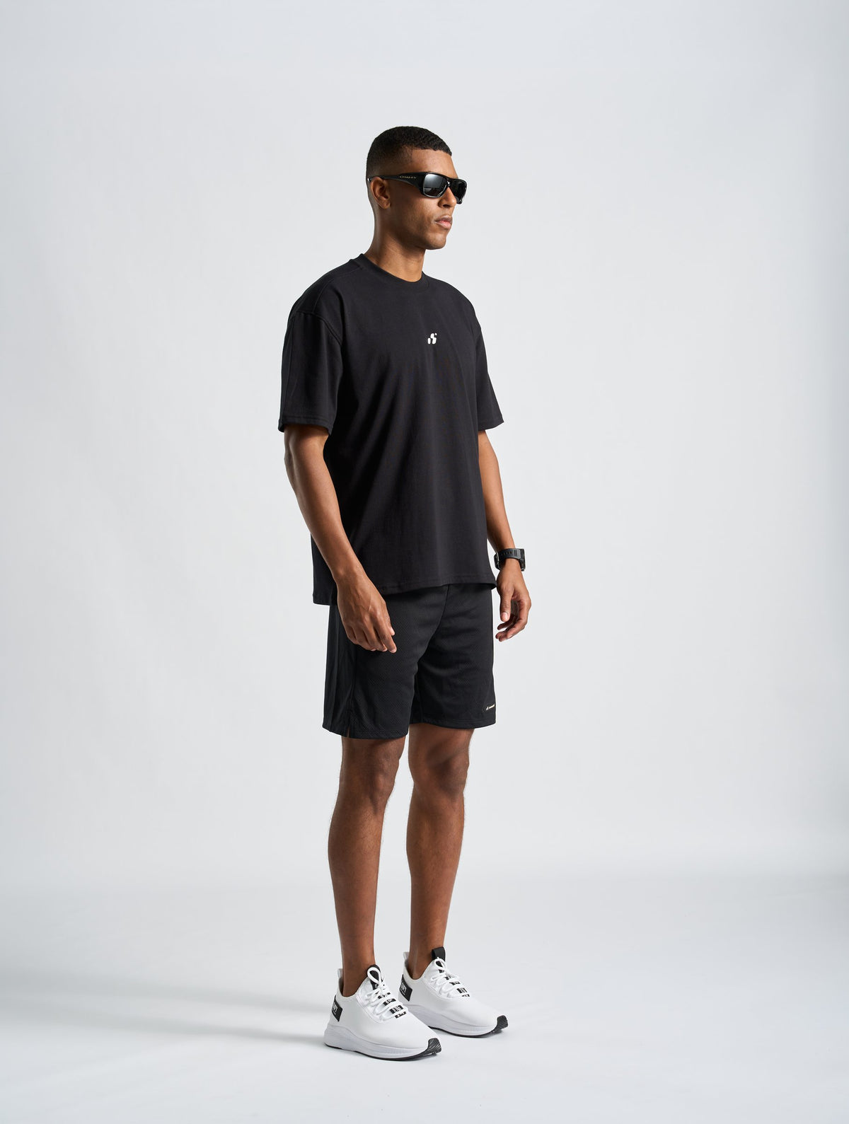 Camiseta Oversized Masculina – preto