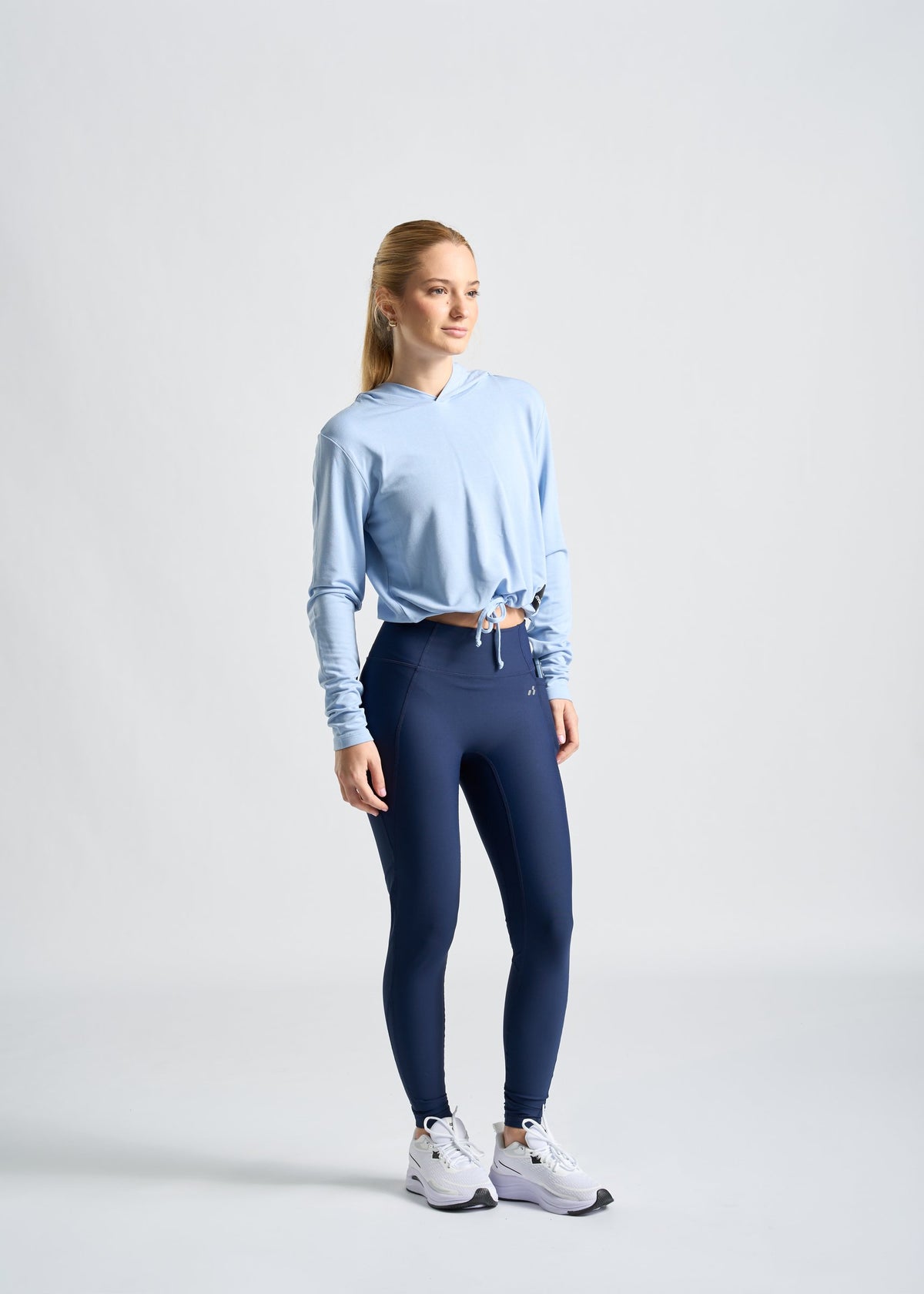 Moletinho Capuz Brezza Feminino – azul claro