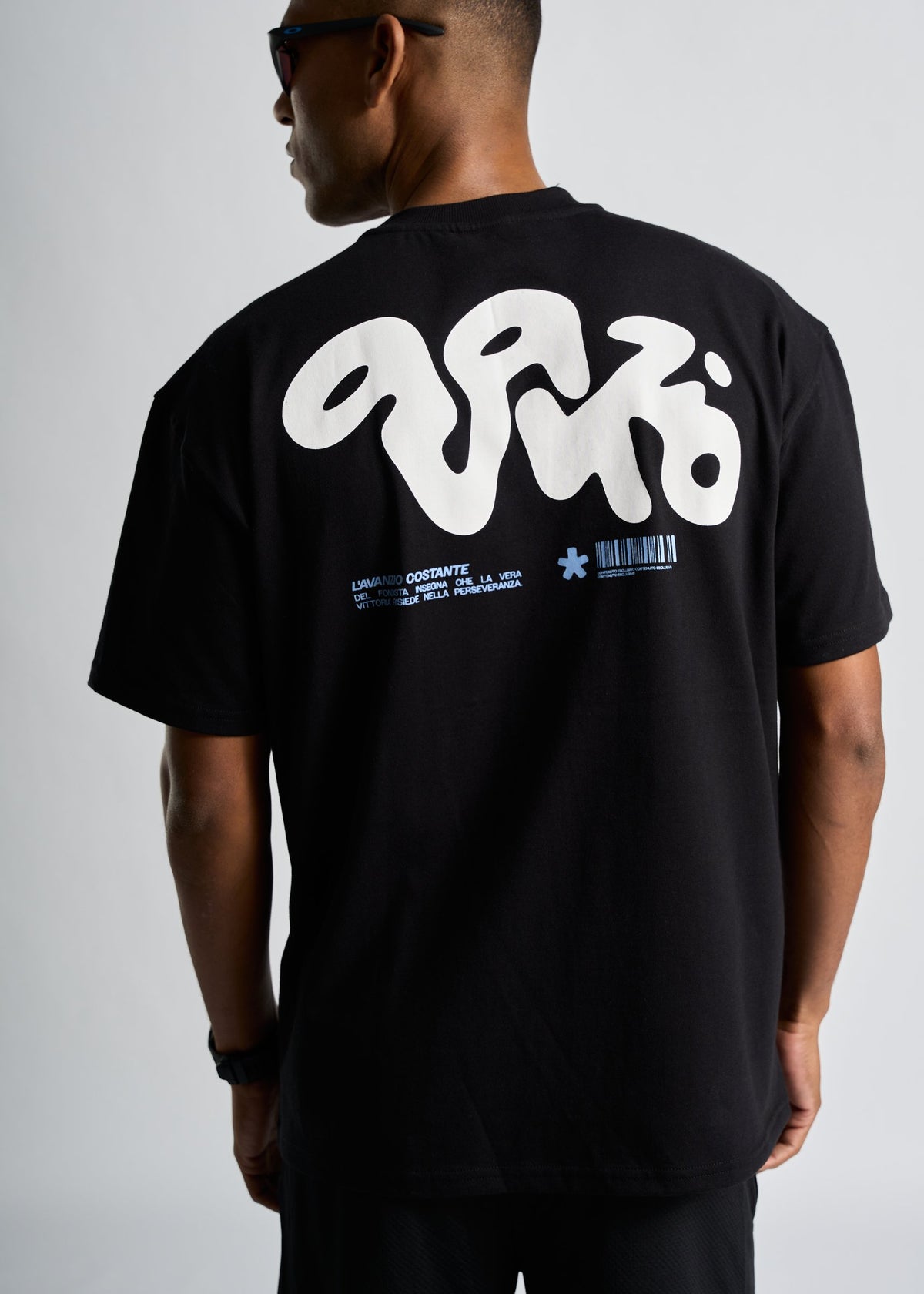 Camiseta Oversized Street Masculina – preto