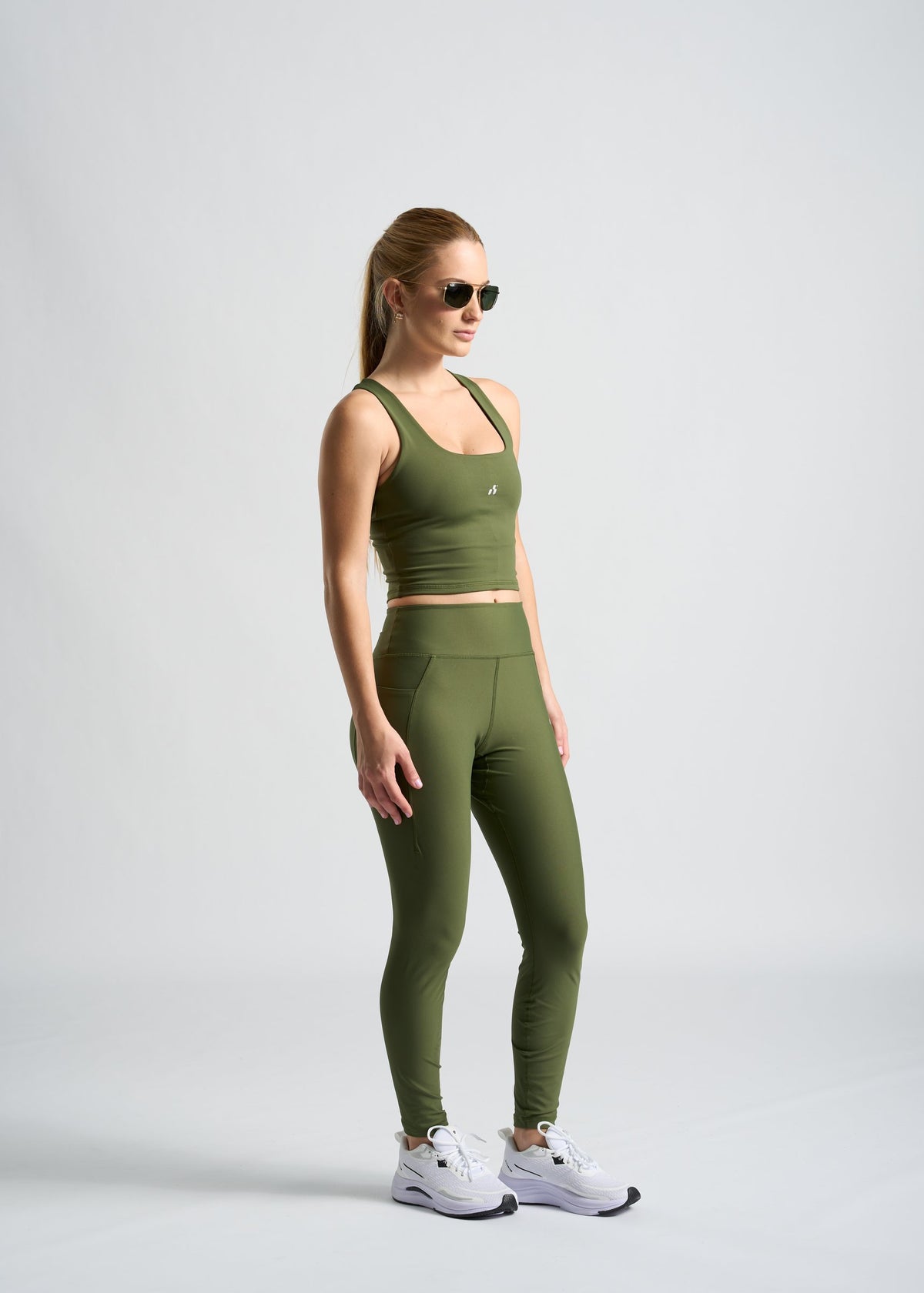 Regata Cropped Vela Feminina – verde