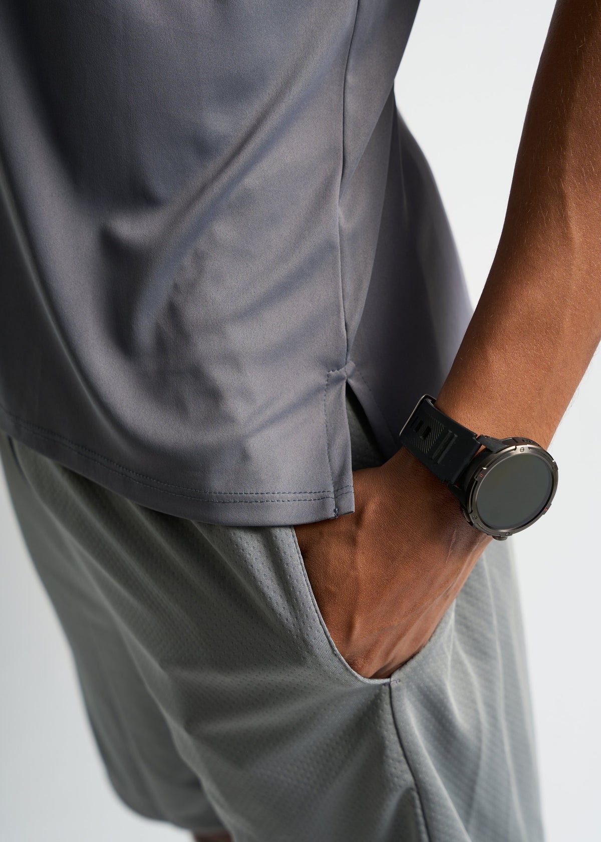 Regata Básica Masculina – cinza