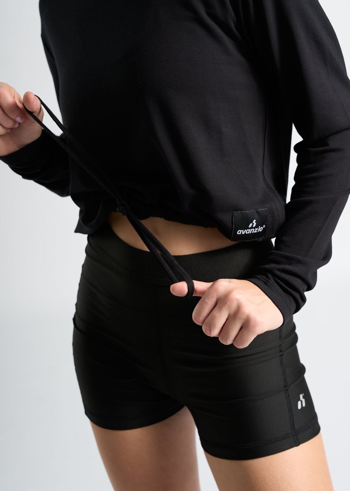 Moletinho Capuz Brezza Feminino – preto