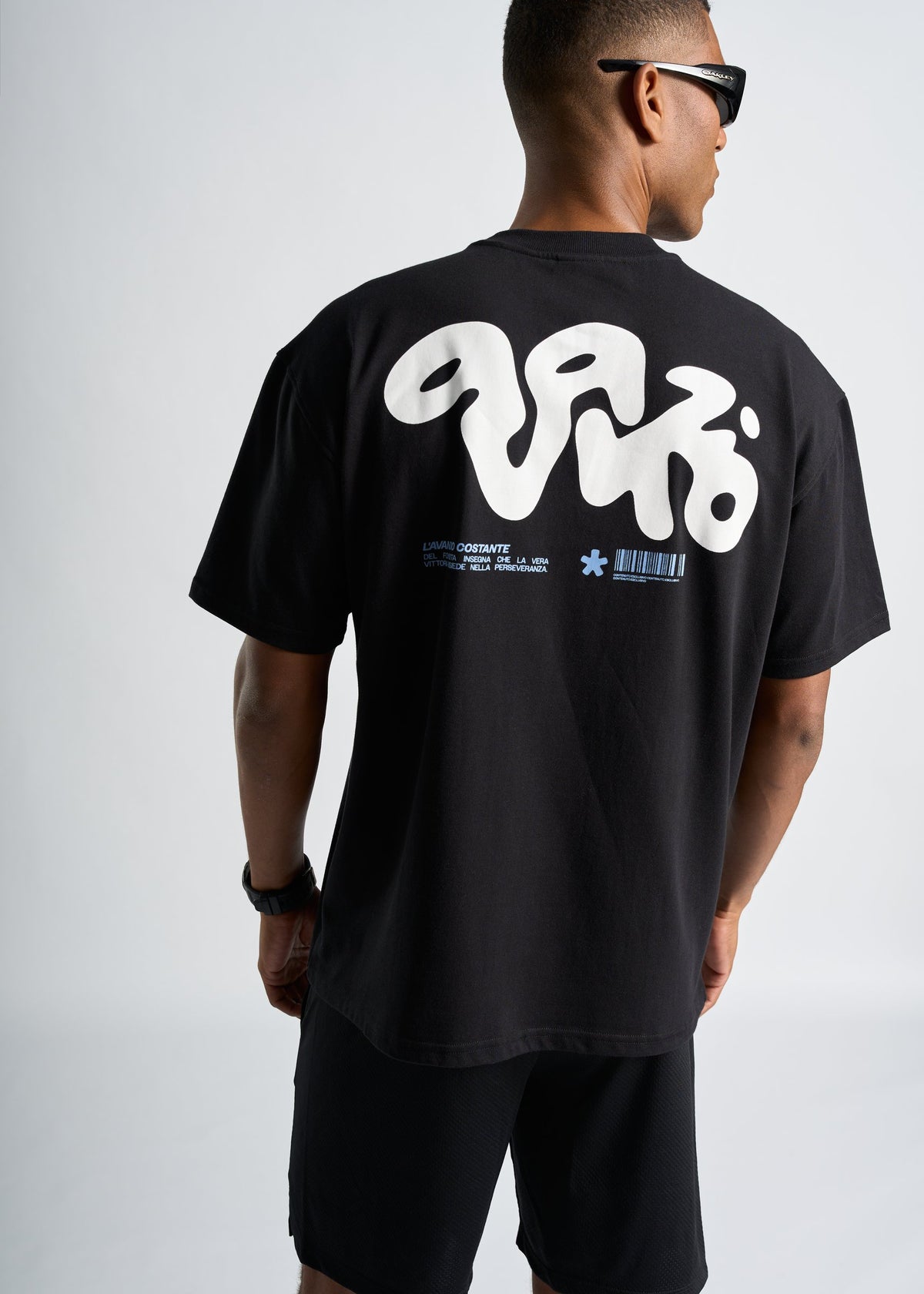 Camiseta Oversized Masculina – preto