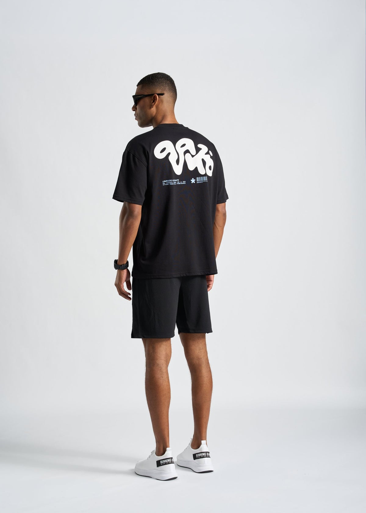 Camiseta Oversized Masculina – preto