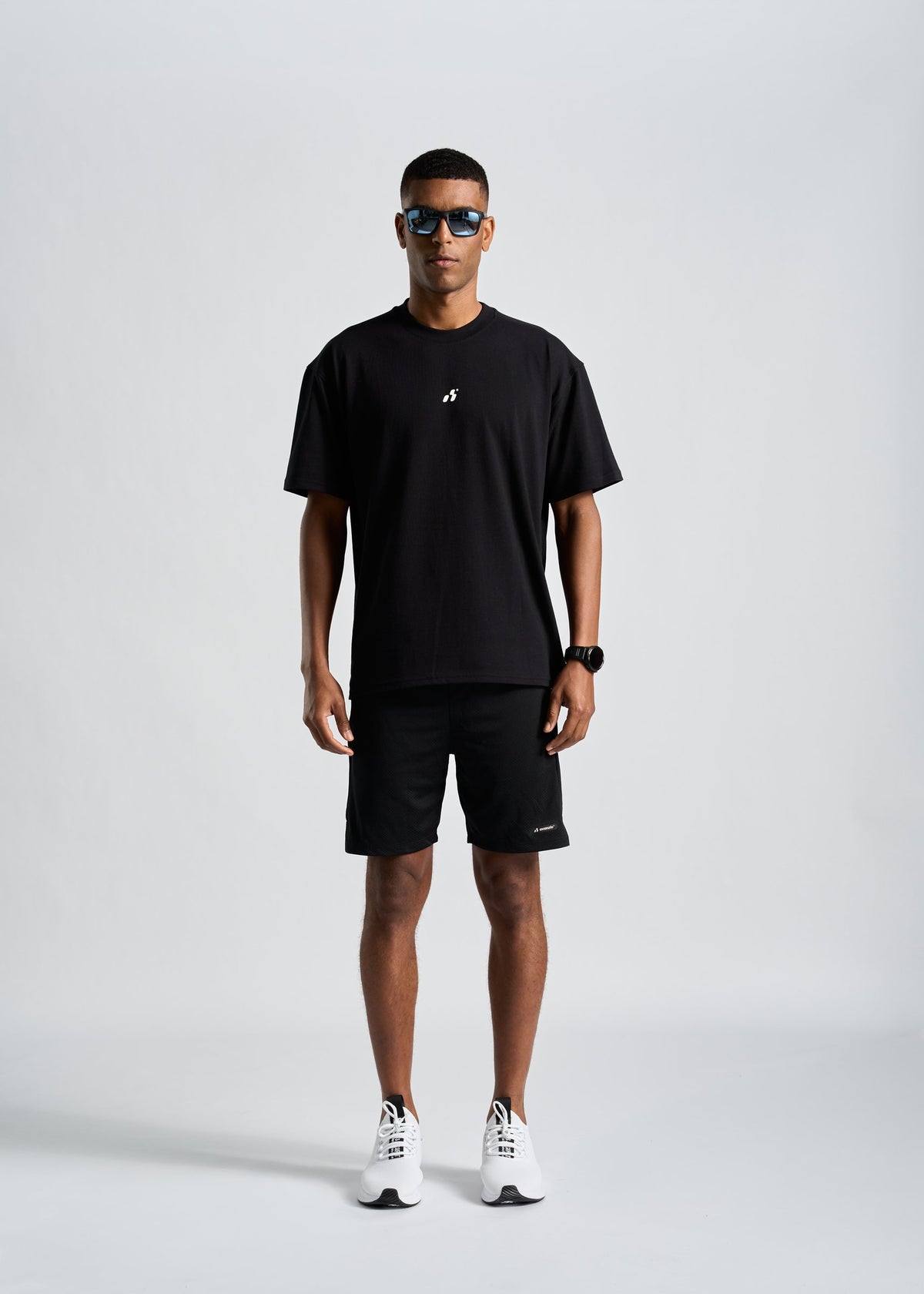Camiseta Oversized Street Masculina – preto