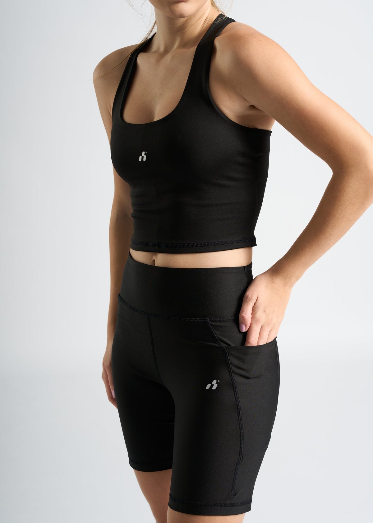 Regata Cropped Vela Feminina – preto